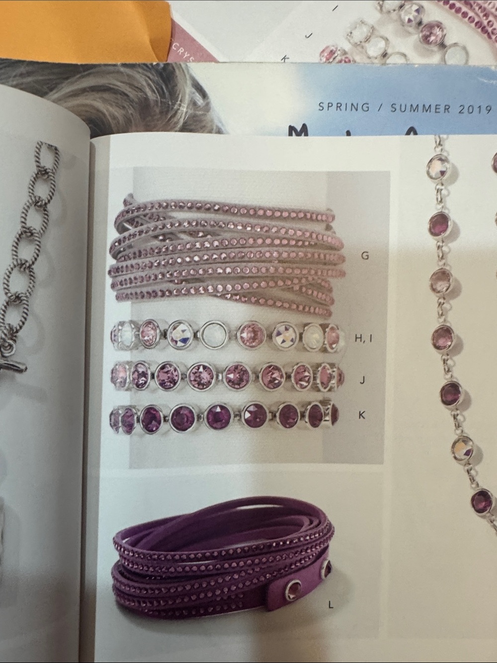 Touchstone Crystal by Swarovski, Ice Bracelet, Iris, New in Box - Picture 4 of 4